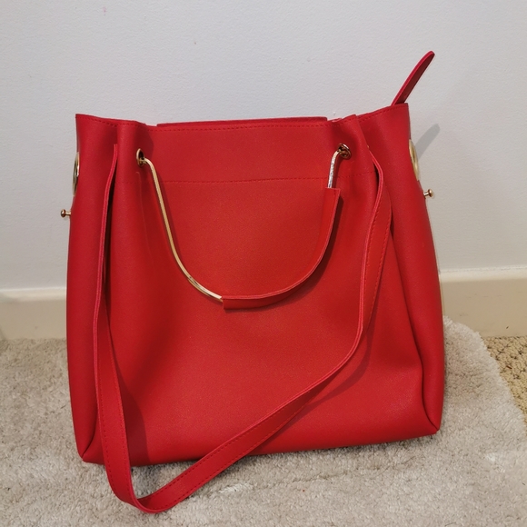 Badgley Mischka red bag - Picture 3 of 12